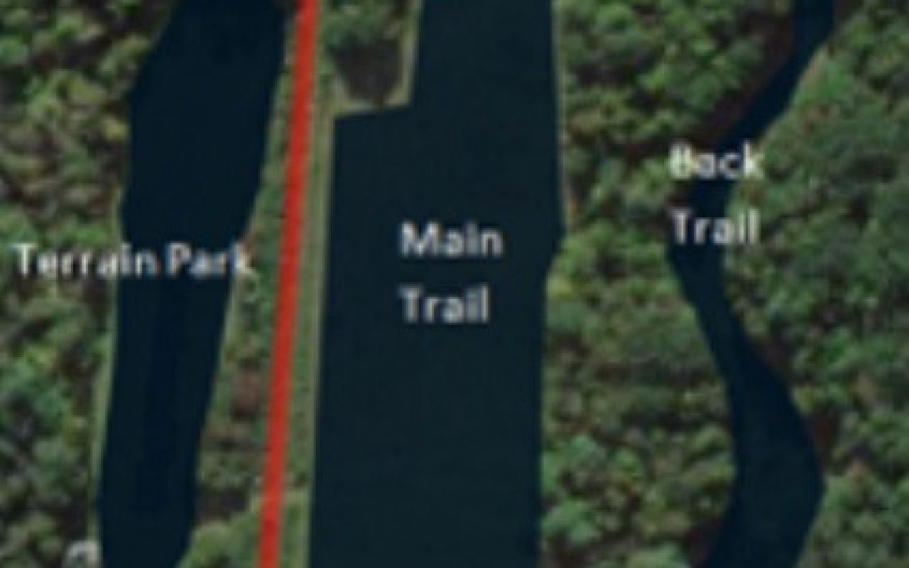 Ski Trail Map for Storrs HIll Ski Area in Lebanon, NH